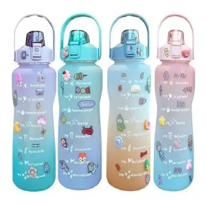 Termo Botella De Agua Motivacional Con P