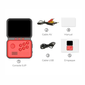 Consola Game Box Power Sup M3 900 Juegos