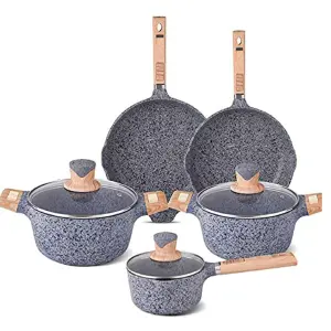 Batería Ollas En Granito 8 Piezas Schaff
