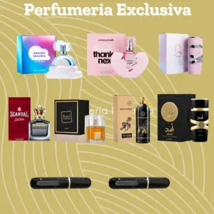 KIT 7 PERFUMES + 2 PERFUMEROS