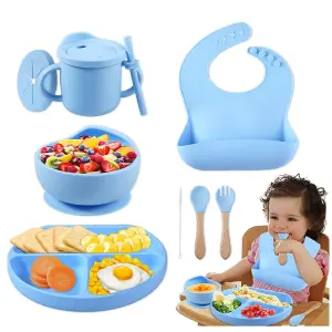 Set Vajilla Bebe Alimentacion 7pcs kit