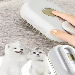 T Cepillo Vapor Manija Mascotas