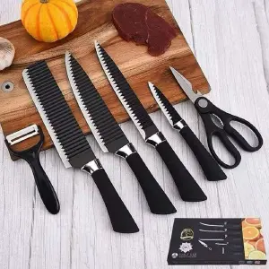 Kit set cuchillos x 6 piezas profesional