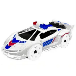 Carro Policia Deportivo Luces Movimiento