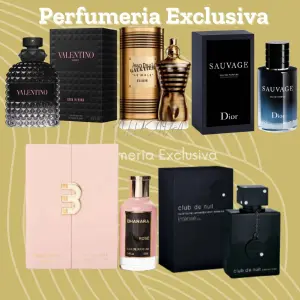 KIT 5 PERFUMES + PERFUMERO