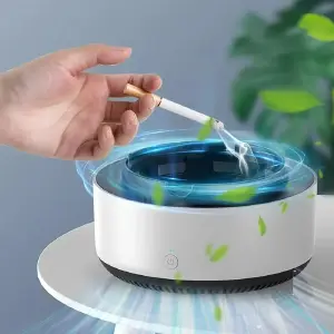 Cenicero Eléctrico Con Filtro De Olor