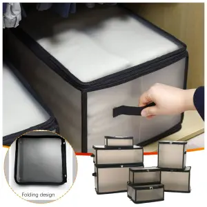 Organizador Plegable Caja Almacena Negro