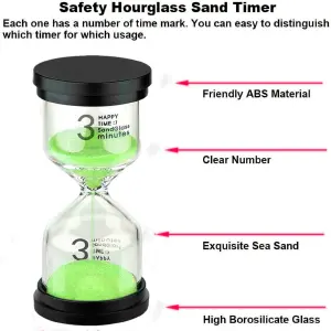 Reloj De Arena 3 Minutos Temporizador