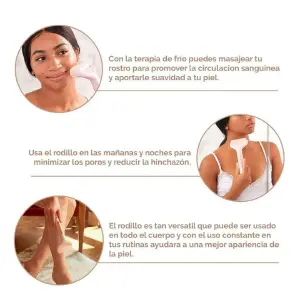 Ice roller facial