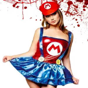 DISFRAZ MARIO WOMAN HALLLOWEN