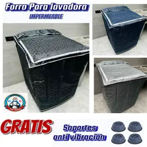FORRO LAVADORA + SOPORTES ANTIVIBRACIO