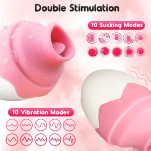 vibrador huevo lengua recargable punto g