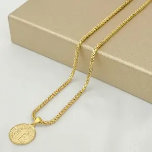 Cadena De Caballero De Tejido Serpiente