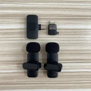 Microfono de solapa duo K9: Captura audio de alta calidad con facilidad - Microfono de solapa duo K9