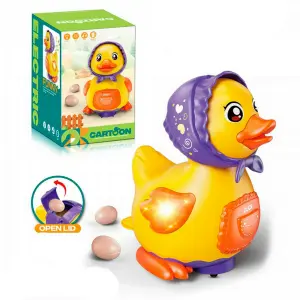 Robot Pato Gallina Pone Huevos Interacti