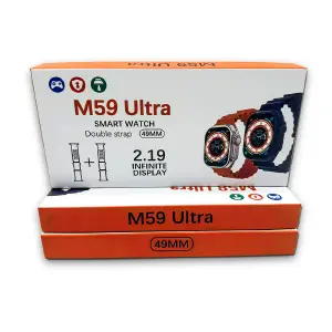 SmarWatch M59 Ultra 2 Manillas Neg/Naran