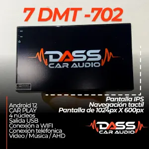 Pantalla DASS 7" Android con CarPlay, 2G