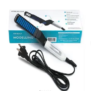 Plancha Cepillo Alisador De Barba