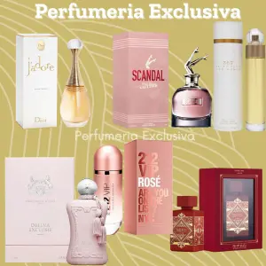 Kit 6 perfumes + perfumero