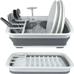 Escurridor de platos plegable