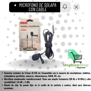 MICROFONO DE SOLAPA