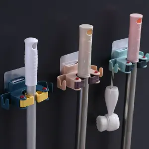 Soporte para escobas traperos gancho adh