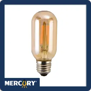 BOMBILLO LED FILAMENTO 4W TORPEDO AMBAR