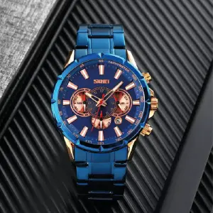 9241-3 RELOJ SKMEI CRONOGRAFO METAL HOMB