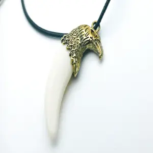 Collar Aguila Colmillo Garra + Estuche