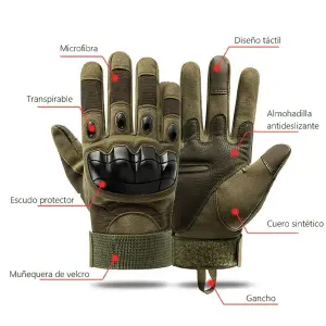 Guantes Largos Para Moto Tácticos