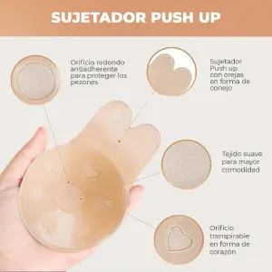 Levanta  Seno Adhesiva Invisible Push up