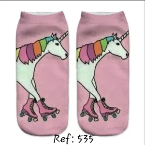 MEDIAS TOBILLERAS PERSONALIZADAS UNICORN