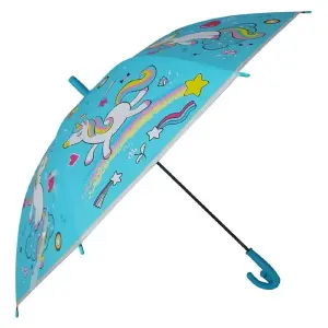 Sombrilla Infantil Silbato Unicornio Az