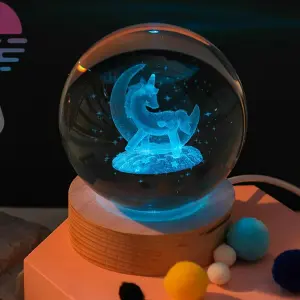 Esfera  Unicornio medialuna Multicolor