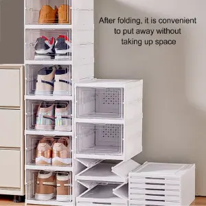 Organizador de zapatos con tapa frontal