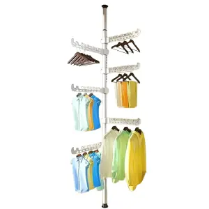 Organizador Tendero Ropa Vertical 6 Rama
