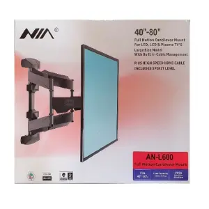 Base Doble Brazo 40”- 80” NIA AN-L600