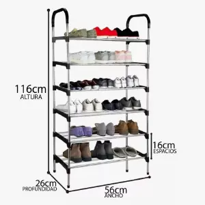 ORGANIZADOR DE ZAPATOS 6 NIVELES