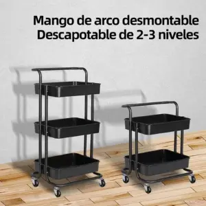 Carrito Organizador De Cocina 3 Niveles