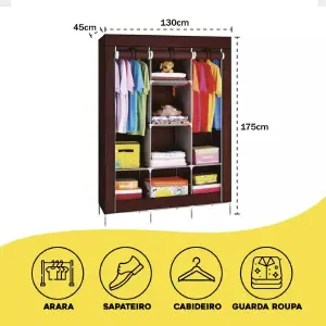 Closet Armable Grande 130x45x170cm 3 Sep