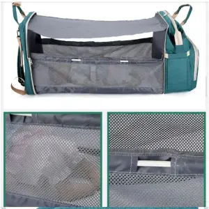 Pañalera Plegable Con Puerto USB