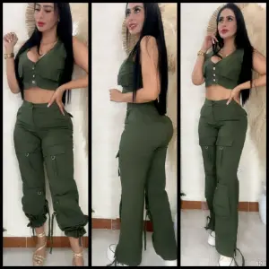 conjunto Karol g estilo jogger