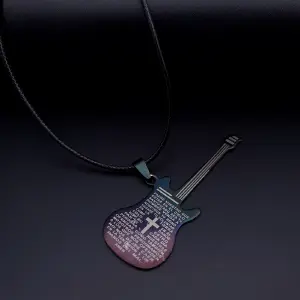Collar Guitarra Musica Padre Nuestro Rel