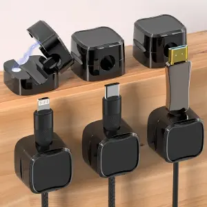 5 unds Organizador De Cables Magnetico