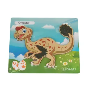Rompecabezas Didáctico Dinosaurio Multic