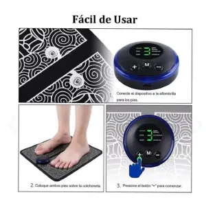 Tapete masajeador con tecnología ems