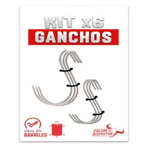 GANCHOS X 6: El Kit Perfecto para tus Necesidades - GANCHOS X 6