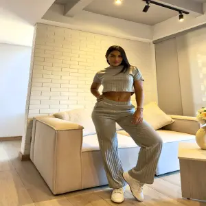 CONJUNTO 2 PIEZAS RIB ACANALADO