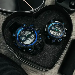 Pareja de Relojes SANSE Estuche Corazón