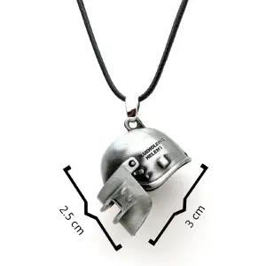 Collar Casco Medieval Soldado + Estuche